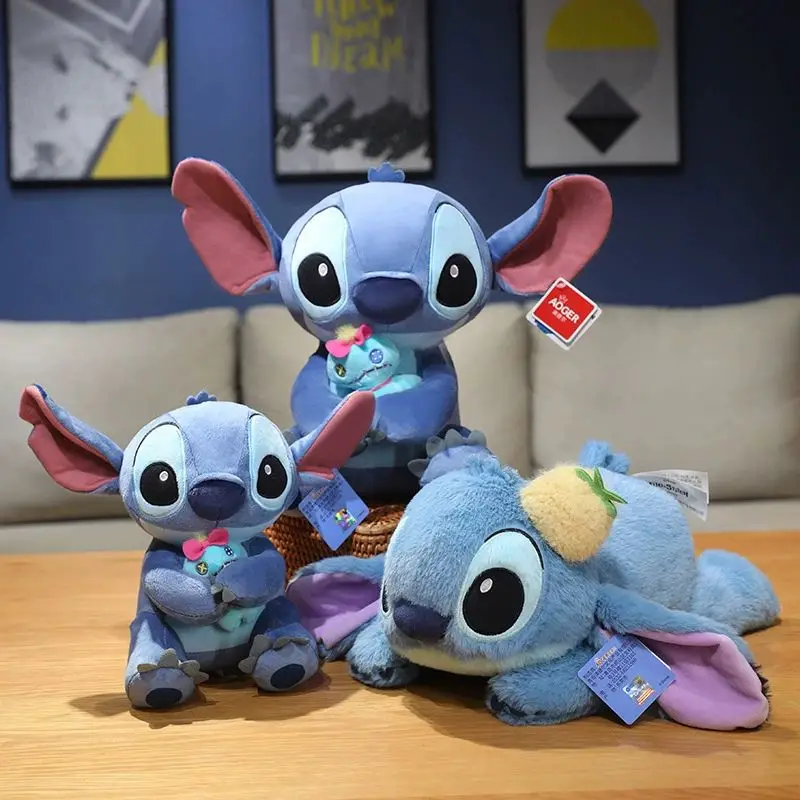 ديزني ليلو وستيتش ألعاب من القطيفة Kawaii أنيمي بلوشي دمى غرزة و كشنة الوسائد الناعمة محشوة 55 سنتيمتر هدايا عيد ميلاد للأطفال #1