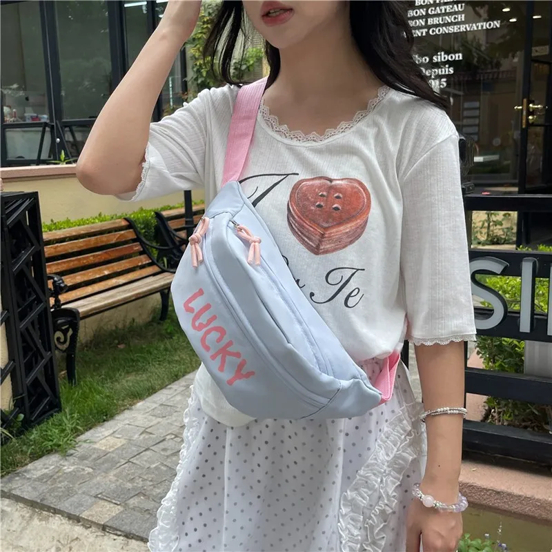 Children's Large Capacity Crossbody Bag Boys' Chest Bag 2026 New Fashion Trendy Girls' Outdoor Backpack Crossbody Bag Women