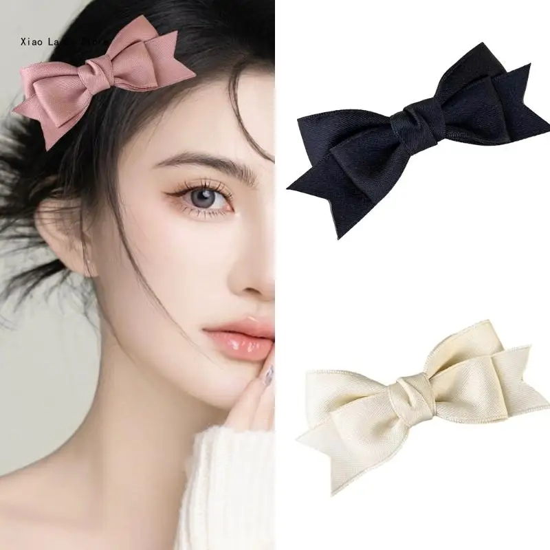 Ribbon Hair Bows Ballet Hair Clips Korean Style Hairpins Women Hair Barrettes XXFD