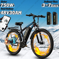 DUOTTS C29 Electric Bicycle 750W Motor 48V30AH Dual Lithium Battery 45KM/H City Ebike 29-inch Tire Aldult Mountain Electric Bike