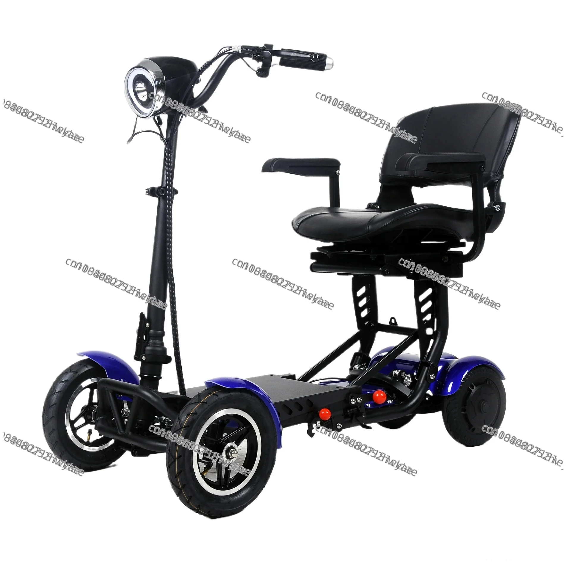 

Four-wheel folding electric scooter seat model, elderly scooter, recreational vehicle, low-speed lithium battery