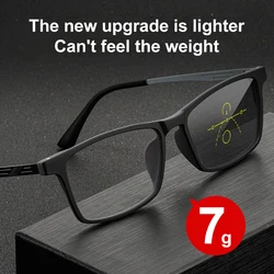 VICKI Pure Titanium Business Men's Frames TR90 Large Frame Glasses Ultra Light Can Be Customized Prescription Multi-focus 8883