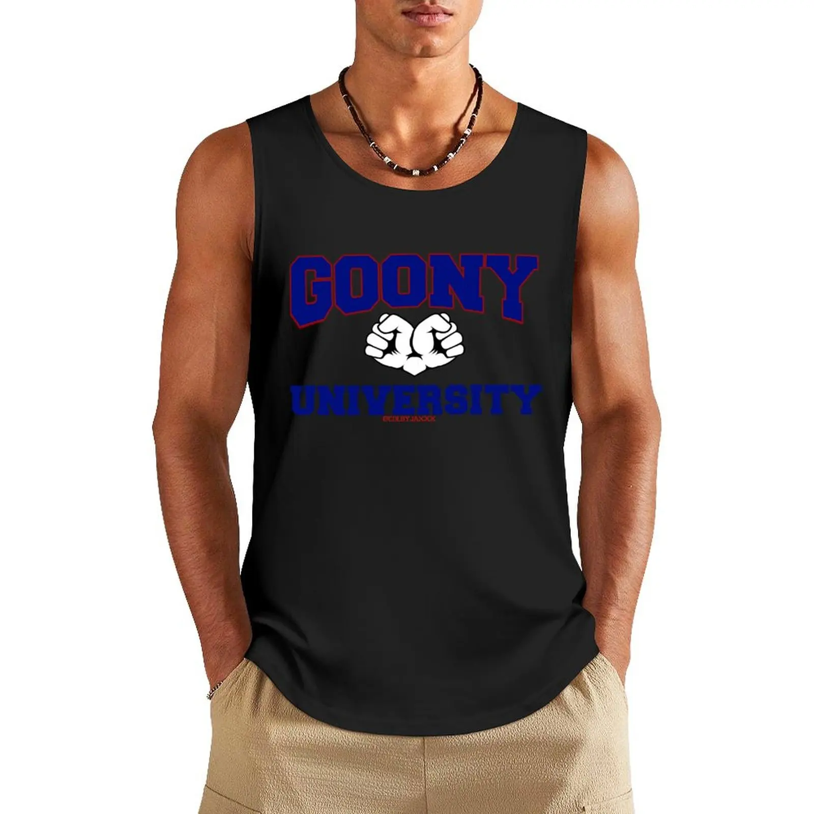 GOONY UNIVERSITY II Tank Top Man clothes for gym gym training accessories Top summer Men's sleeveless