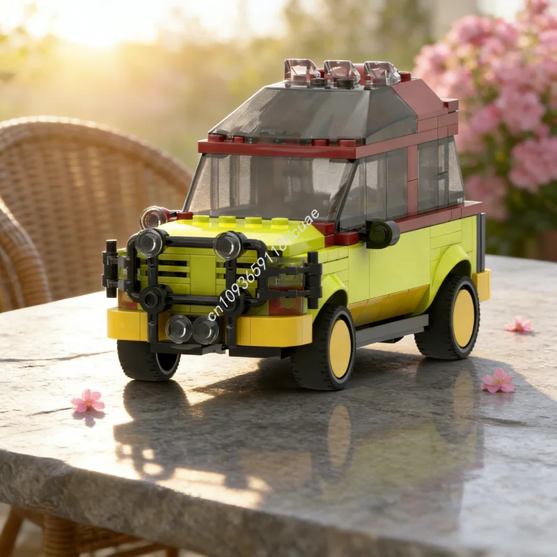 

Набор строительных блоков MOC City Champions «Парк Юрского периода: Форд Эксплорер», 304 детали, игрушка, подарок на Рождество, архитектурный конструктор для детей