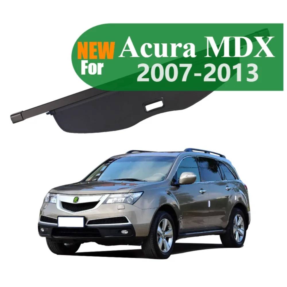 Retractable Trunk Cargo Cover For Acura MDX 2007-2013 Parcel Rack Waterproof Privacy Rear Trunk Shielding Shade Auto Accessories