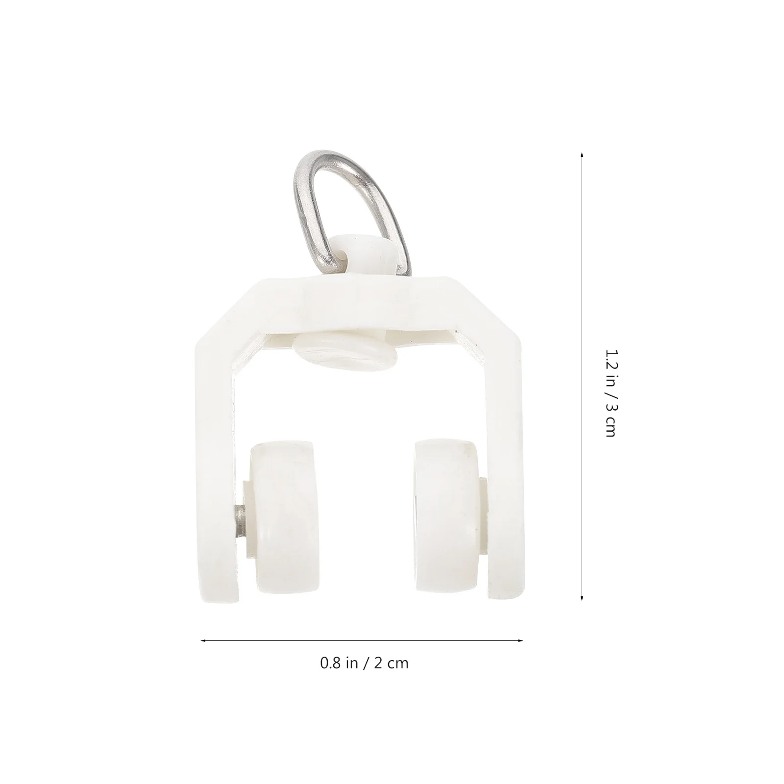 50 قطعة بكرات الستائر الصامتة مزلق المسار عجلة للستائر شير الستائر دش الستائر كتم عداء بكرة