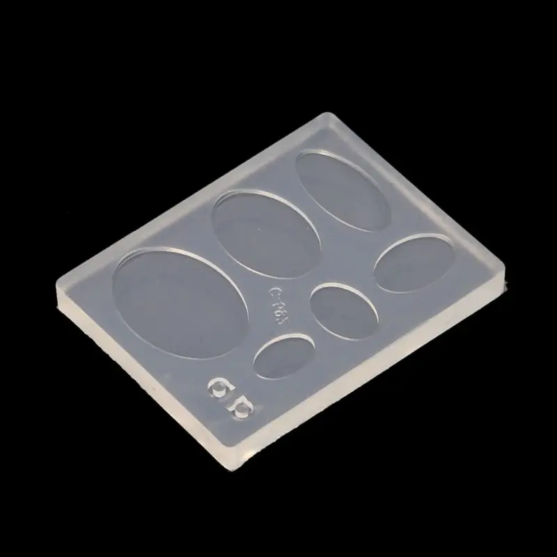 Silicone Round Oval Square Mold Resin Epoxy Mold Ellipse Moulds Pendant