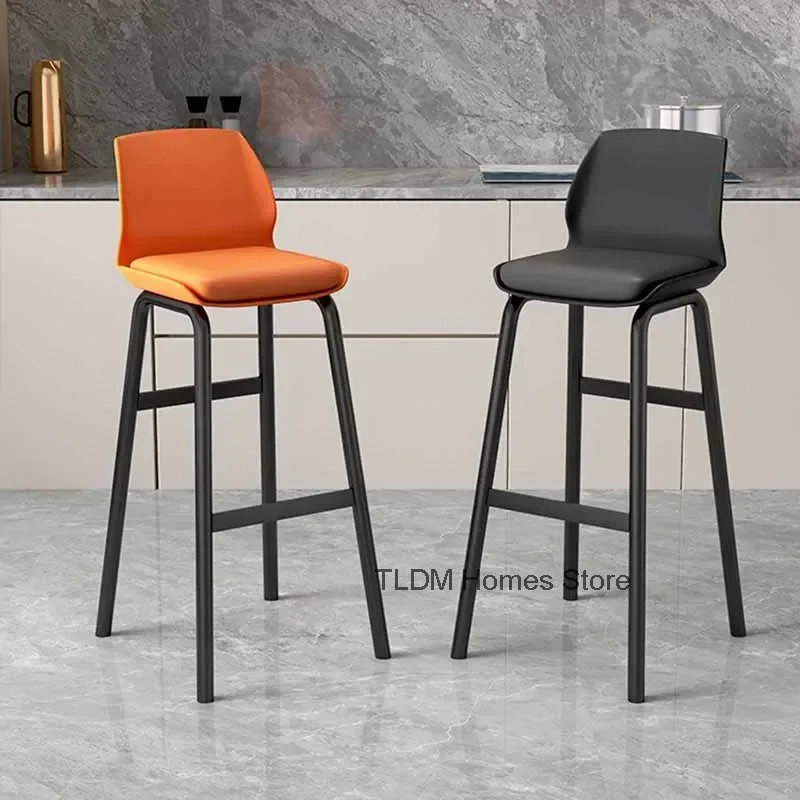 

Nordic Modern Bar Stools Aesthetic Designer Relaxing Library Bar Chair Accent Coffee Sillas Para Comedores Kitchen Furniture