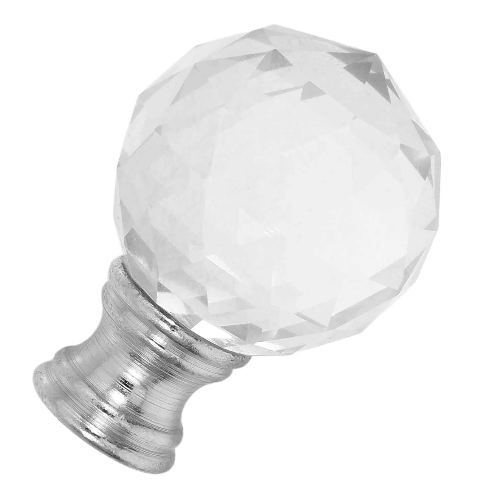 

10PCS Crystal Lamp Finial Decorative Lampshade Bracket for Table Lamps Elegant Lighting Accessory for Home Decor