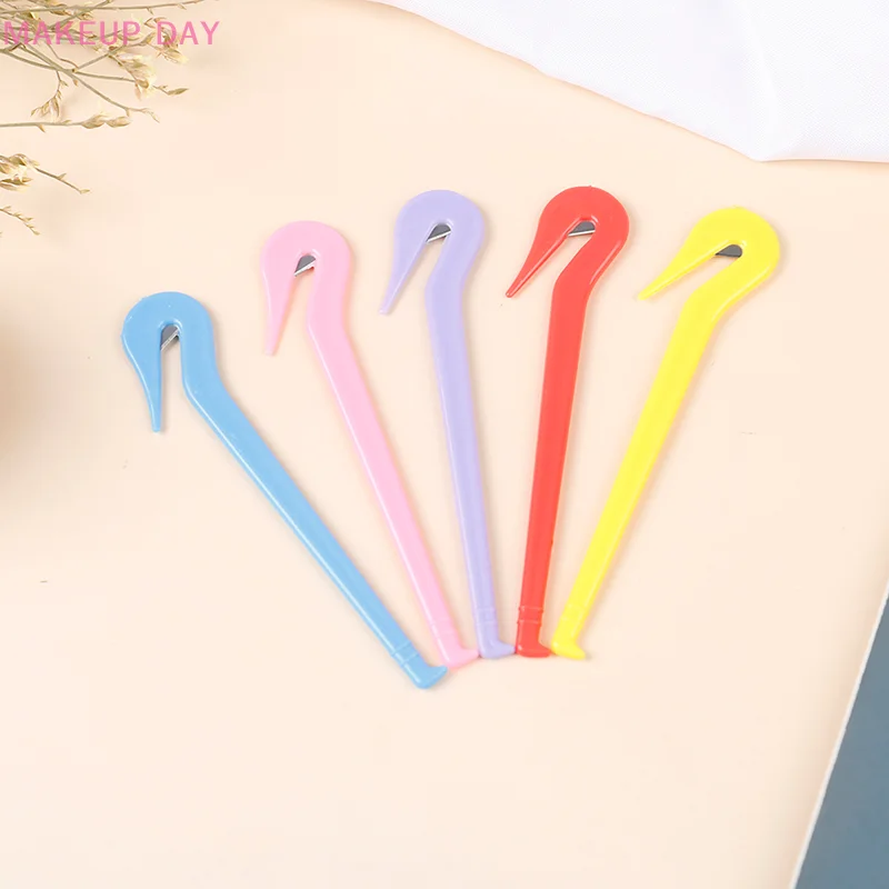 5 Stuks Haarbanden Rubber Snijder Geen Pijn Haar Wegwerp Rubberen Band Remover Tool Duurzaam Salon Hoofddeksels Gesneden Mes Accessoires Hot