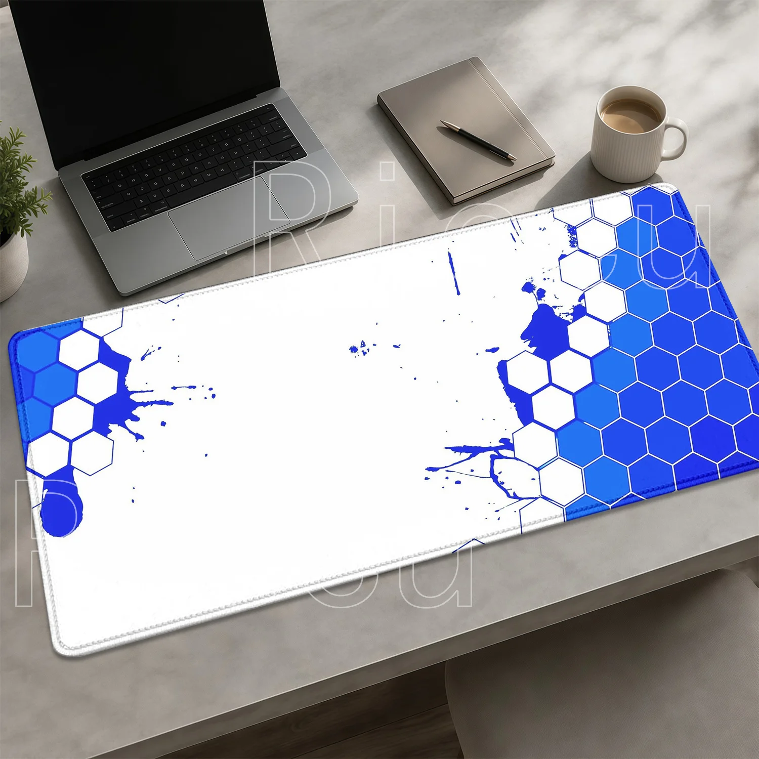Gaming Hexagonal Honeycomb Polygon Anime Mouse Pad Gabinete PC Computer Keyboard Desk Mat Rubber Office HD Printing Mousepad