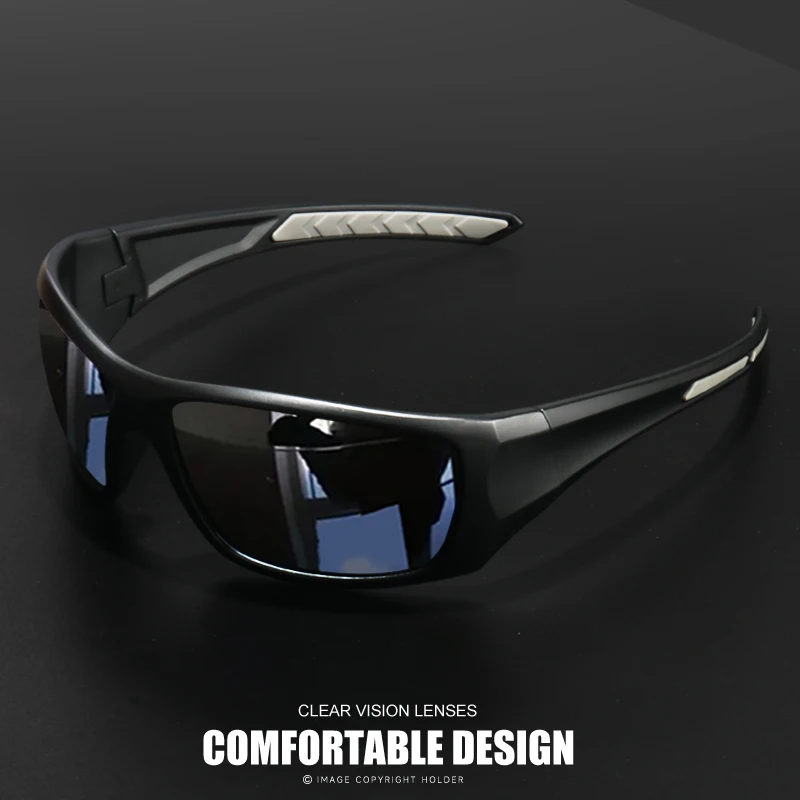 1pc/3pc unisex gepolariseerde sportzonnebril - onverwoestbaar frame, UV400-bescherming, ideaal voor fietsen, vissen en hardlopen