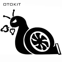 3D Car Stickers DUB Drift Race Car Styling Turbo Snail Cool Decals Black/Silver White Vinyl Decals Accessories