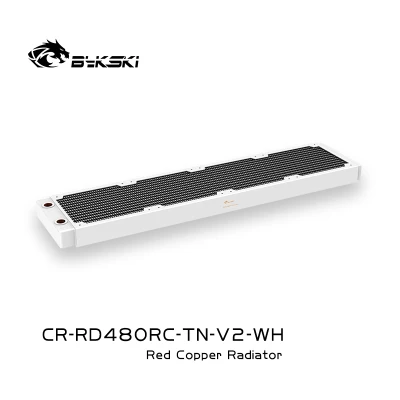 Bykski 30MM Thick Full Copper Radiator White For PC Cooling G1/4 \