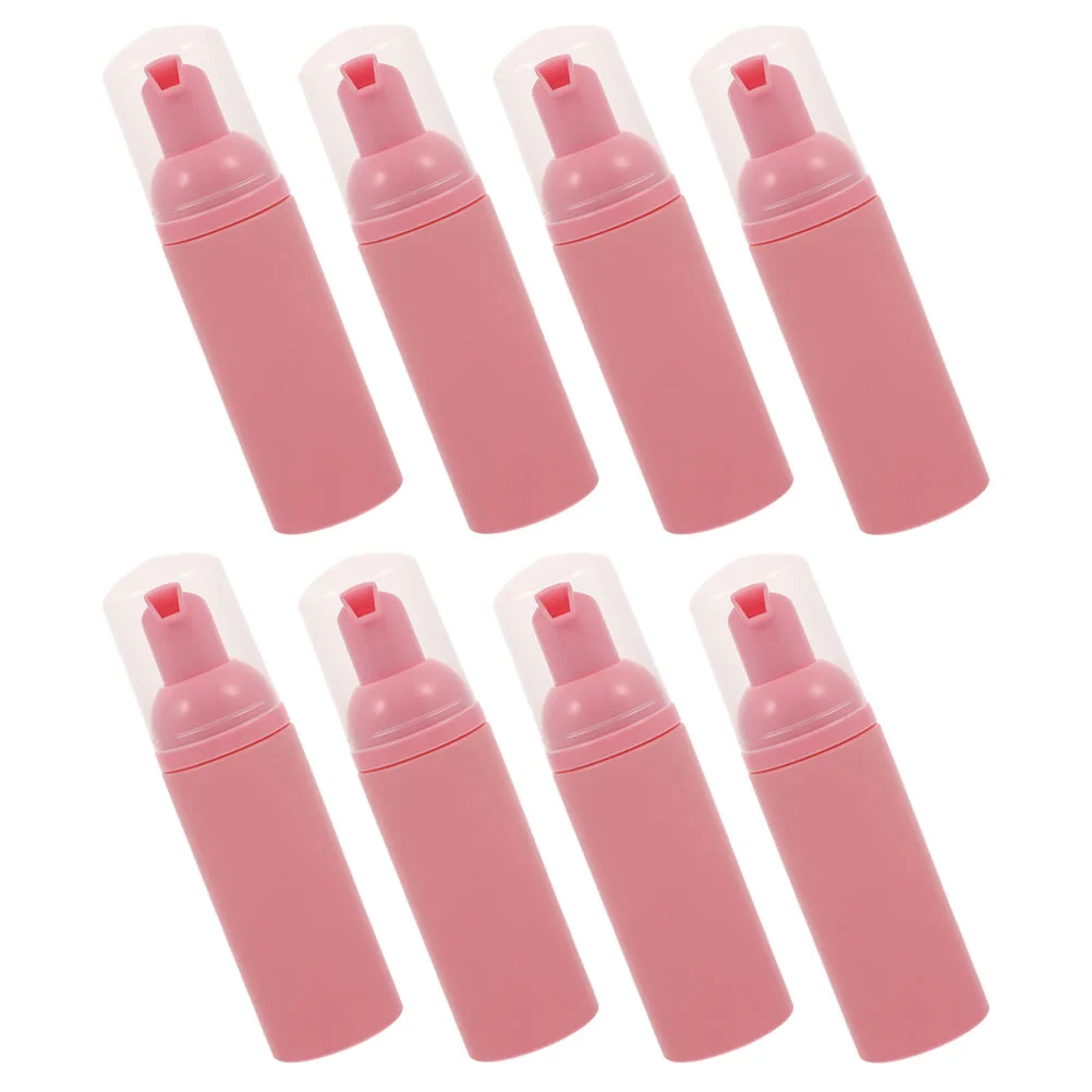 

8 Pcs Frosted Foam Bottle Lightweight Travel Shampoo Bottles Pump Foaming Hand Soap Dispenser Plastic Break-resistant