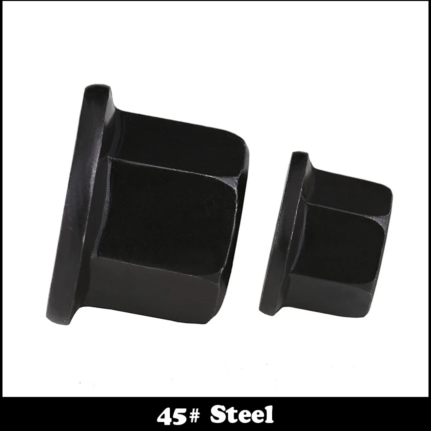 M10 M12 M14 M16 M18 M20 M22 M24 M27 M30 4.8 Grade Black 45# Steel DIN6923 Hexagon Hex Flange Nut