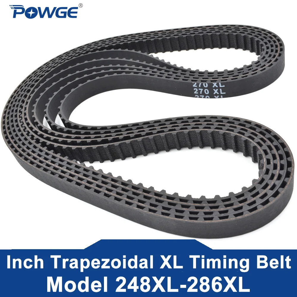 

POWGE 5PCS XL Timing belt Lp=248 250 252 254 256 258 260 262 264 266 268 270 272 274 276 278 280 282 284 286 Width 5-38mm Rubber