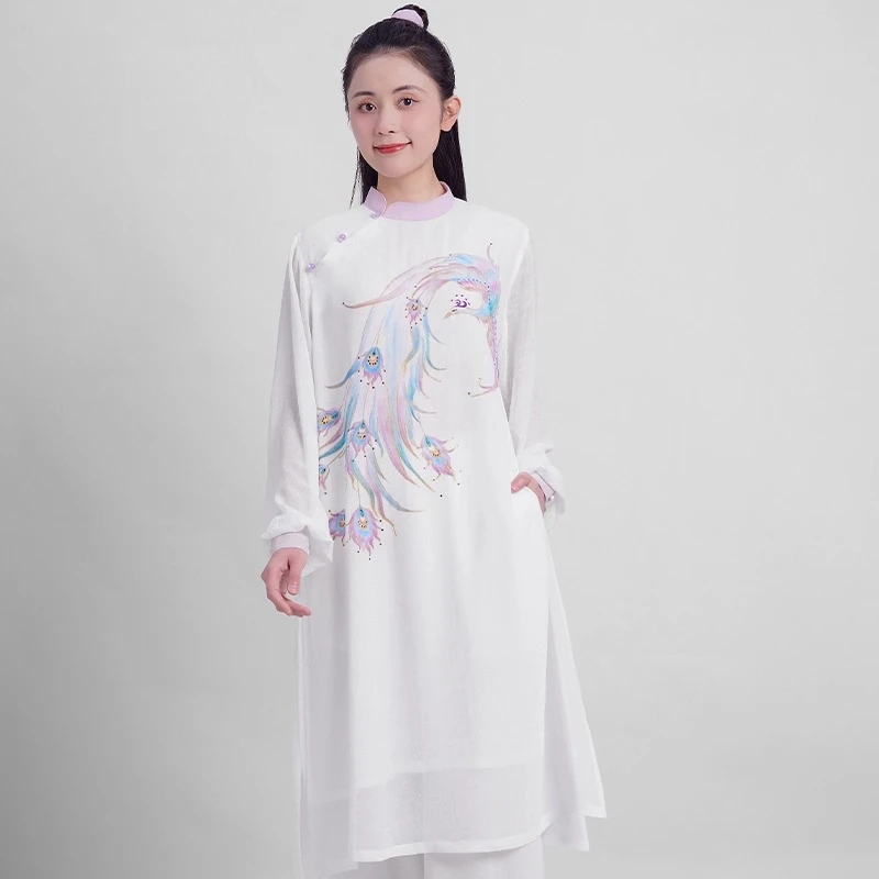 

Women's Elegant Taichi Kung Fu Uniform Fluid Drape Breathable & Comfortable Traditional Chinese Martial Arts Suit