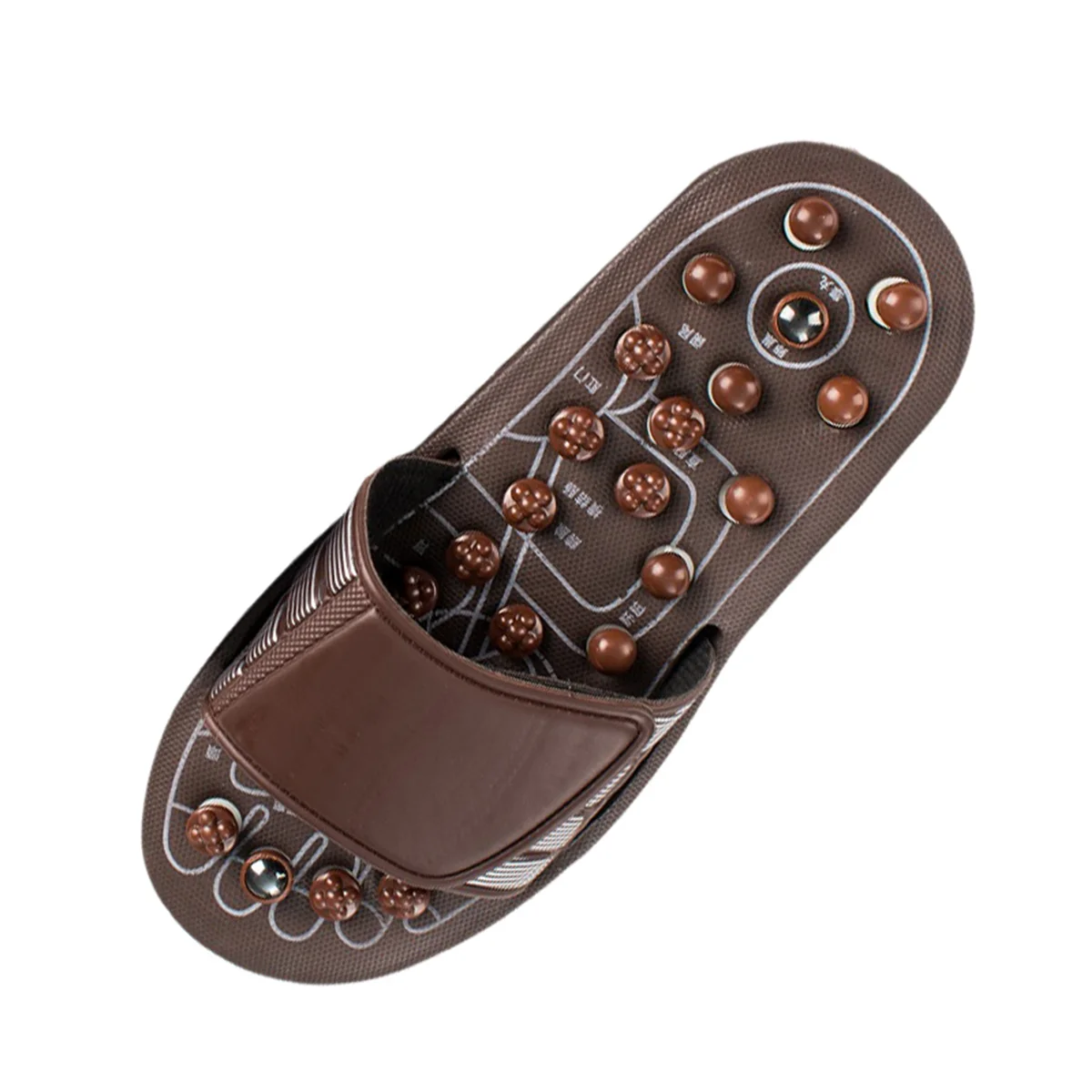 A79I 6x Acupressure Foot Massager Reflexology Sandals Relief Plantar Fasciitis Arthritis for Men Women M