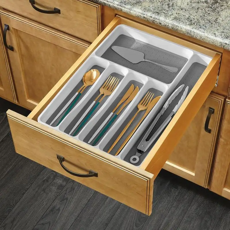 Flatware Storage Case Expandable Utensil Tray Cutlery Storage Holder Cutlery Organiser Multifunction Pantry Organizer For Home