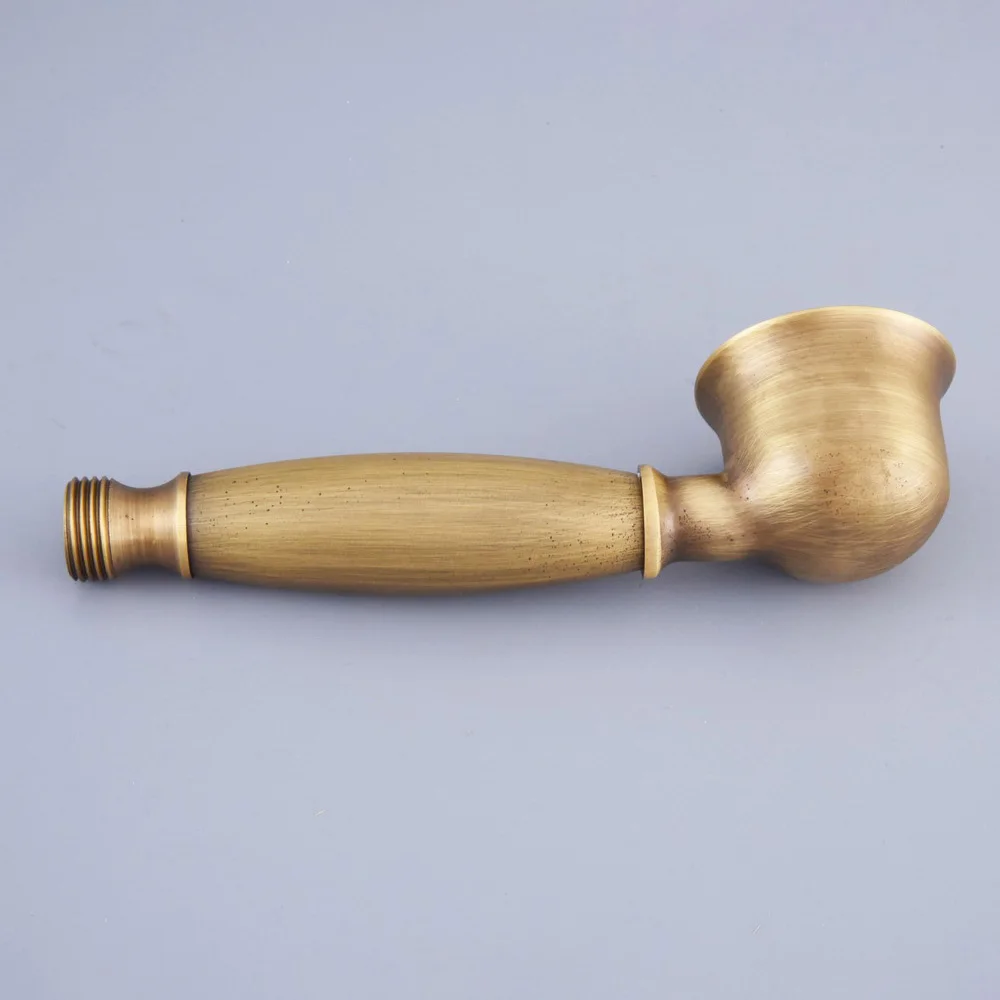 

Antique Brass Telephone Shape Hand Spray Handheld Shower head / Bathroom Accessory (Standard 1/2") ahh118