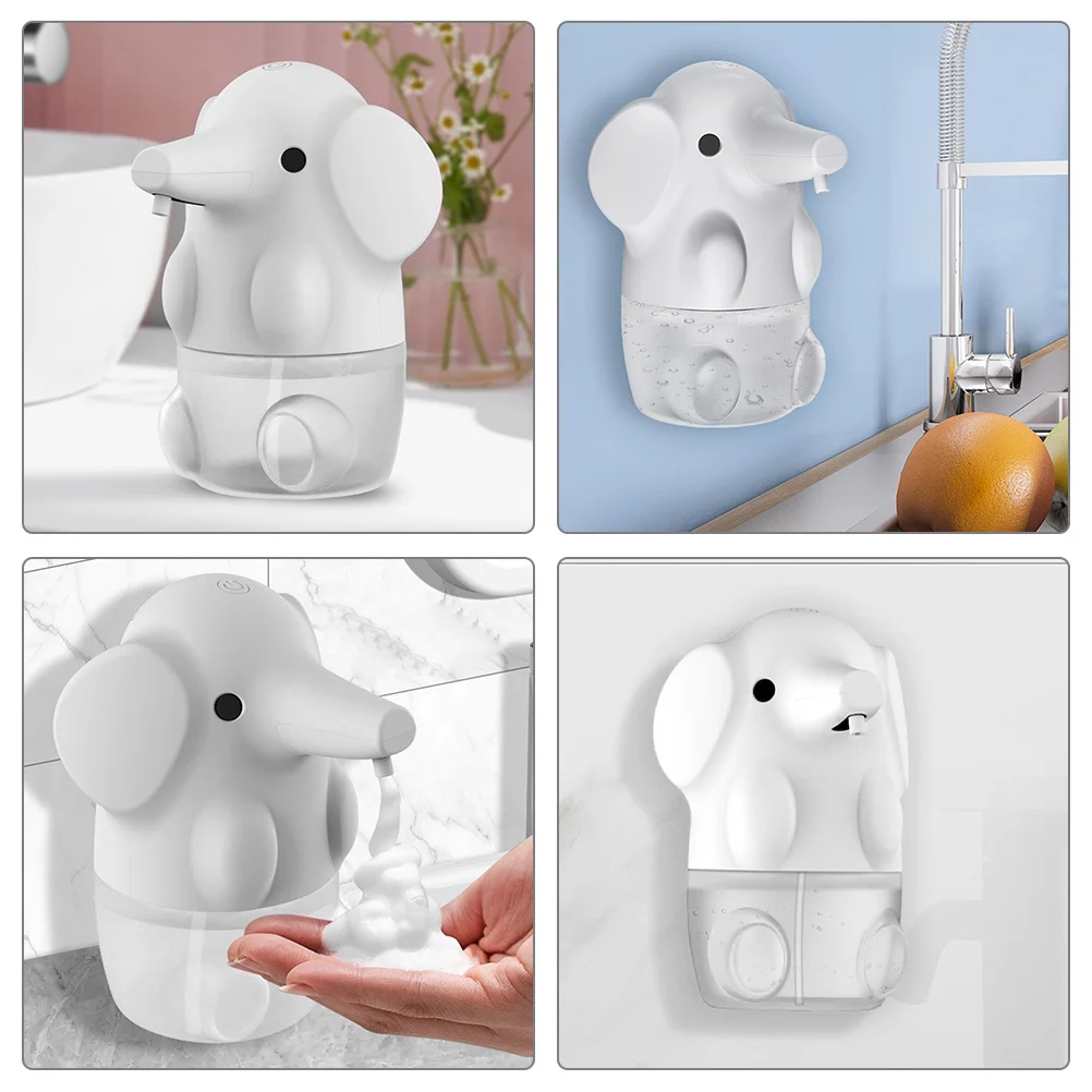 

Automatic Soap Dispenser Cute Cartoon Touchless Hand Soap Dispenser for Bathroom Kitchen Portable Refillable Container