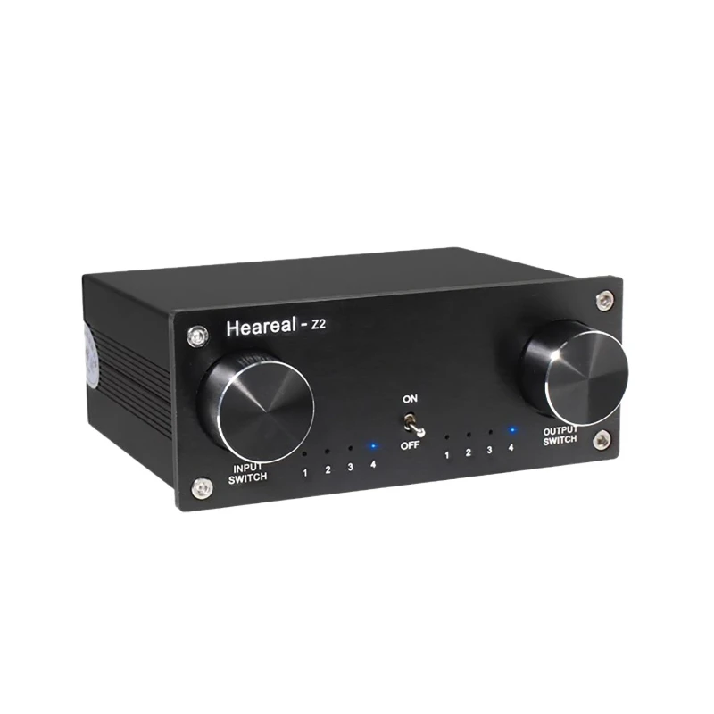 

Lossless Audio Switcher 4 In 4 Out Four Input Four Output Conversion Distribution Hifi Audio Signal Adapter