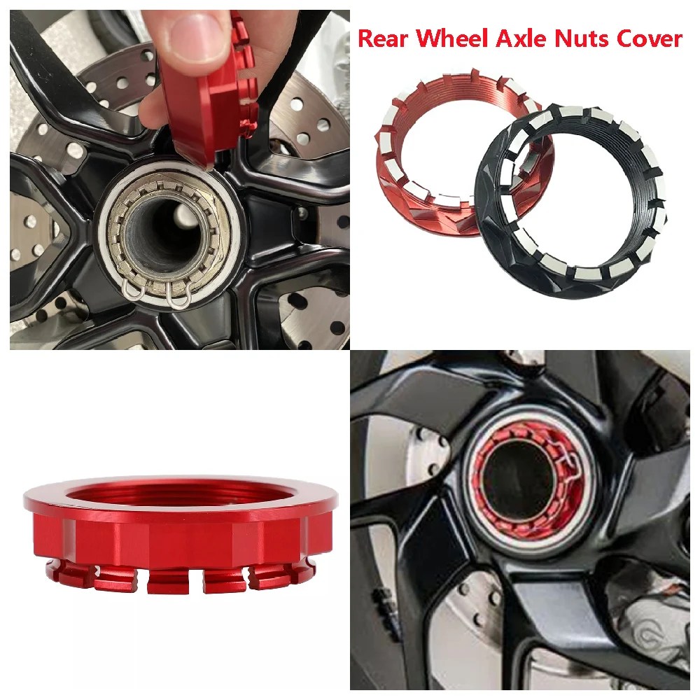 Fits for MV Agusta Brutale 1000 RS RR 800 RC Dragster Rosso ABS 55mm Motorcycle Accessories Rear Open Wheel LH Side Large Nut