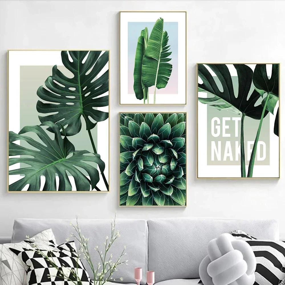 Aesthetic Wall Art Cactus Tequila Plant HD Oil Painting Poster Printing HomeNordic Minimalist Living Room and Bedroom Decoration