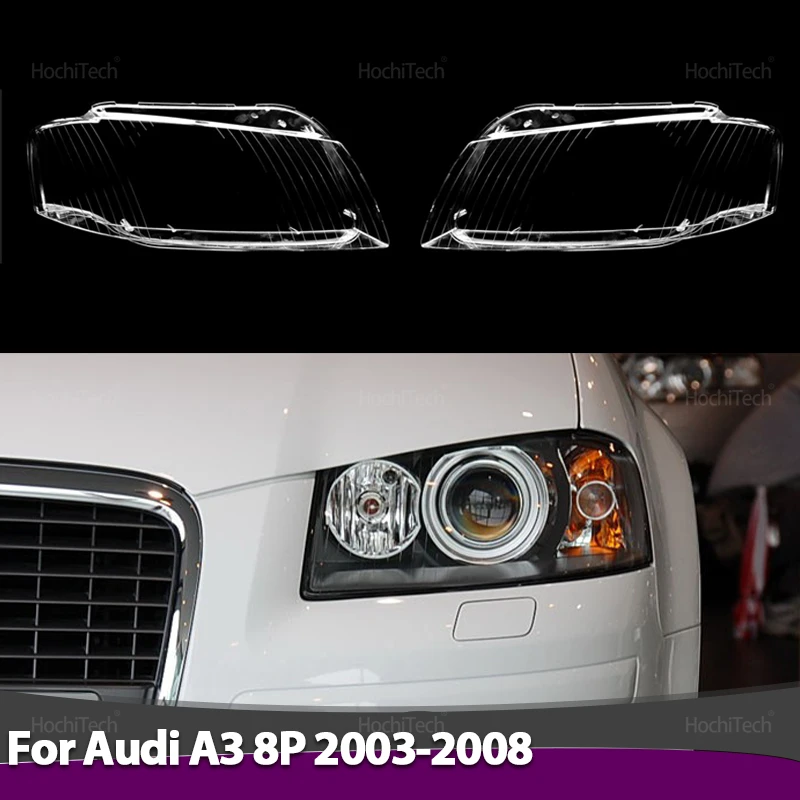 

Фары, линзы, стеклянные маски, прозрачный абажур, крышка автомобильной фары для Audi A3 8P 2003-2008 2004 2005 2006 2007