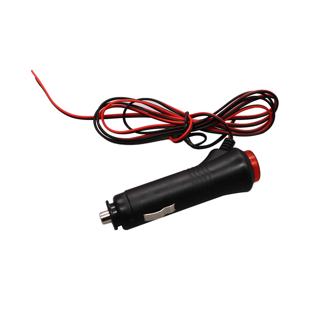 

Adapter Power Cord Installation On Off Switch Power Socket 1.5M Black+red Cord Fitment For 12V Cars Convenient