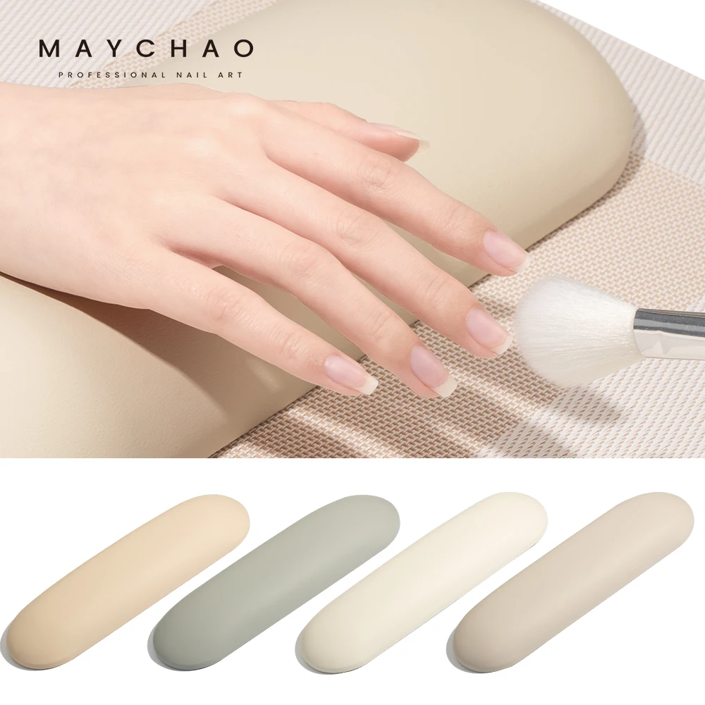 Maychao Pu weiche Hand Palme 4 Farben Rest Maniküre Tisch Armlehne PVC Hand Kissen Kissen russische Stil Maniküre Kissen Salon Werkzeug