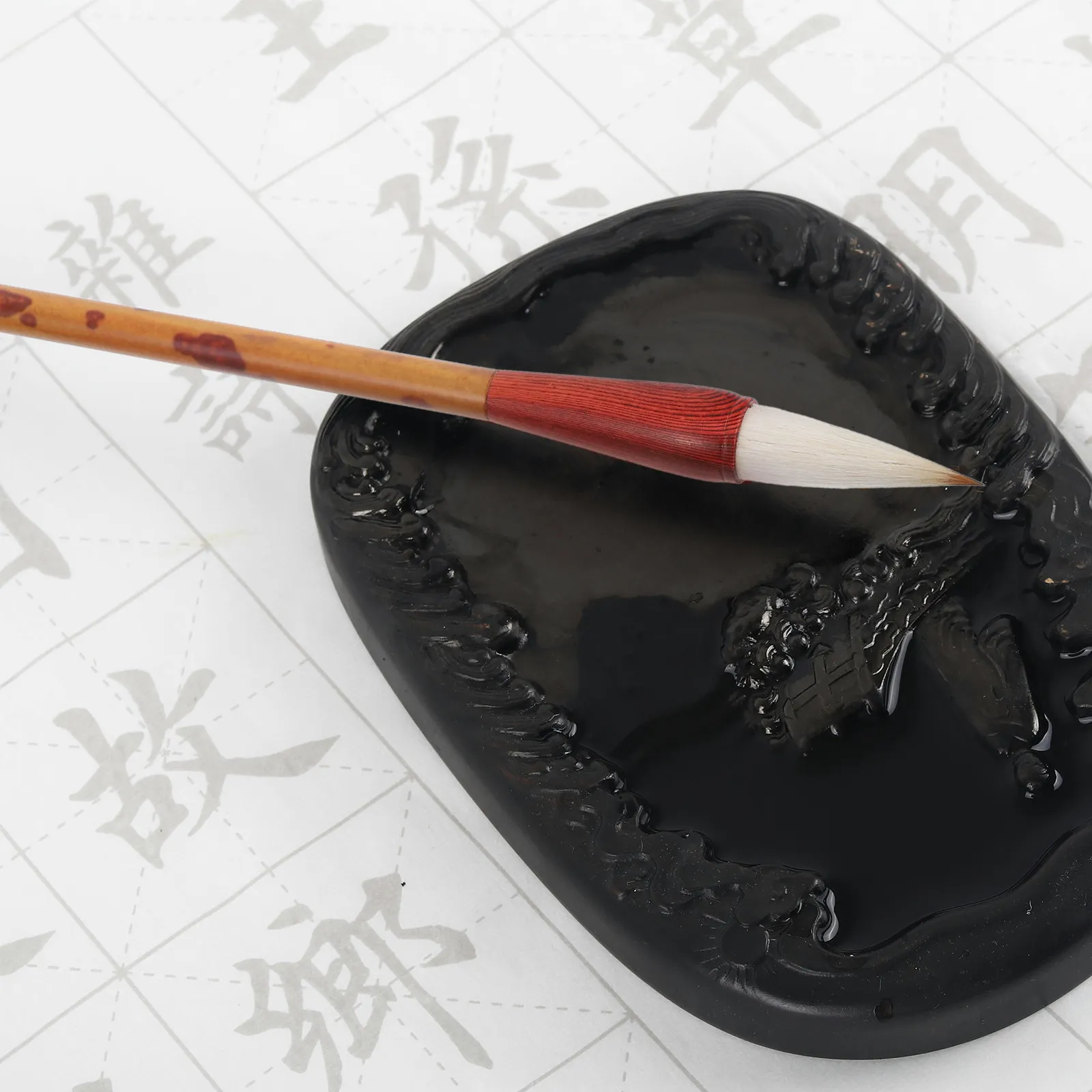 Calligraphy Brush Fine Tip Chinese Traditional Painting Brush Smooth Ink Absorption for Artistic Calligraphy Painting Beginners