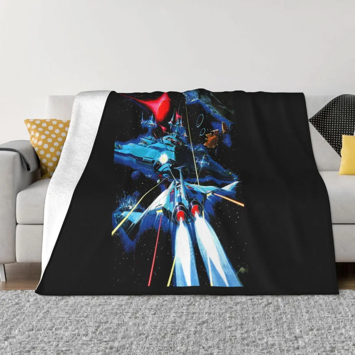 Retro Nes Arcade Game Gradius Video Game Fan T Brand New Print Famous Customiz Summer Style Design Print Throw Blanket