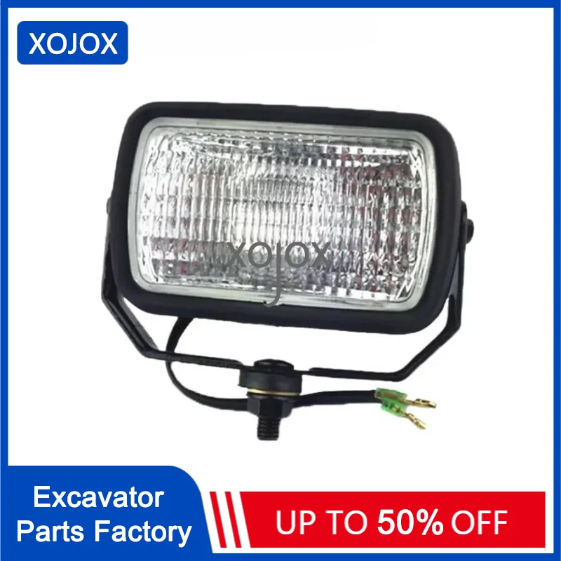 

XOJOX For Komatsu PC78/56-7/200-7-8uu Work lights Excavator headlights Cab ceiling lights Excavator accessories