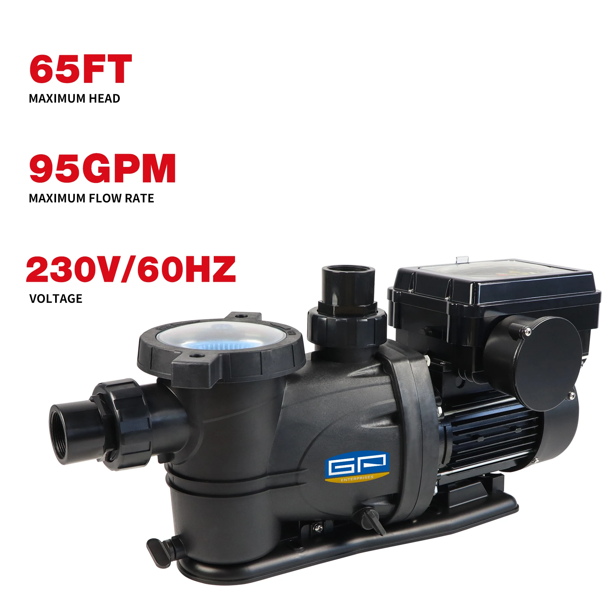 GP Enterprises Pump Manufacturer 1hp 1.5hp Swimming Pool Pump and Filter Variable Speed Pool Water Pump