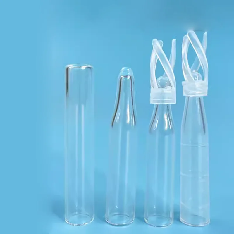 100PCS Plastic Glass Sample Tube Liquid Phase Tube Insertion Tube in Injection Bottle Chromatography Bottle Sleeve Liner Tube