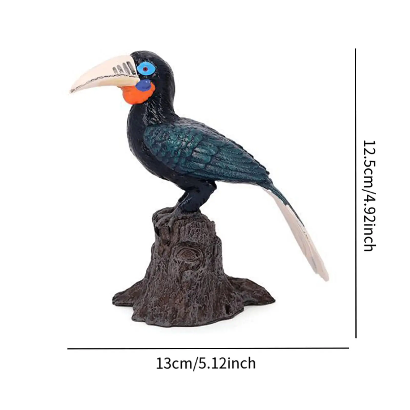 Modello di uccello Figura Giocattolo educativo da collezione Accento Statua di uccello realistica