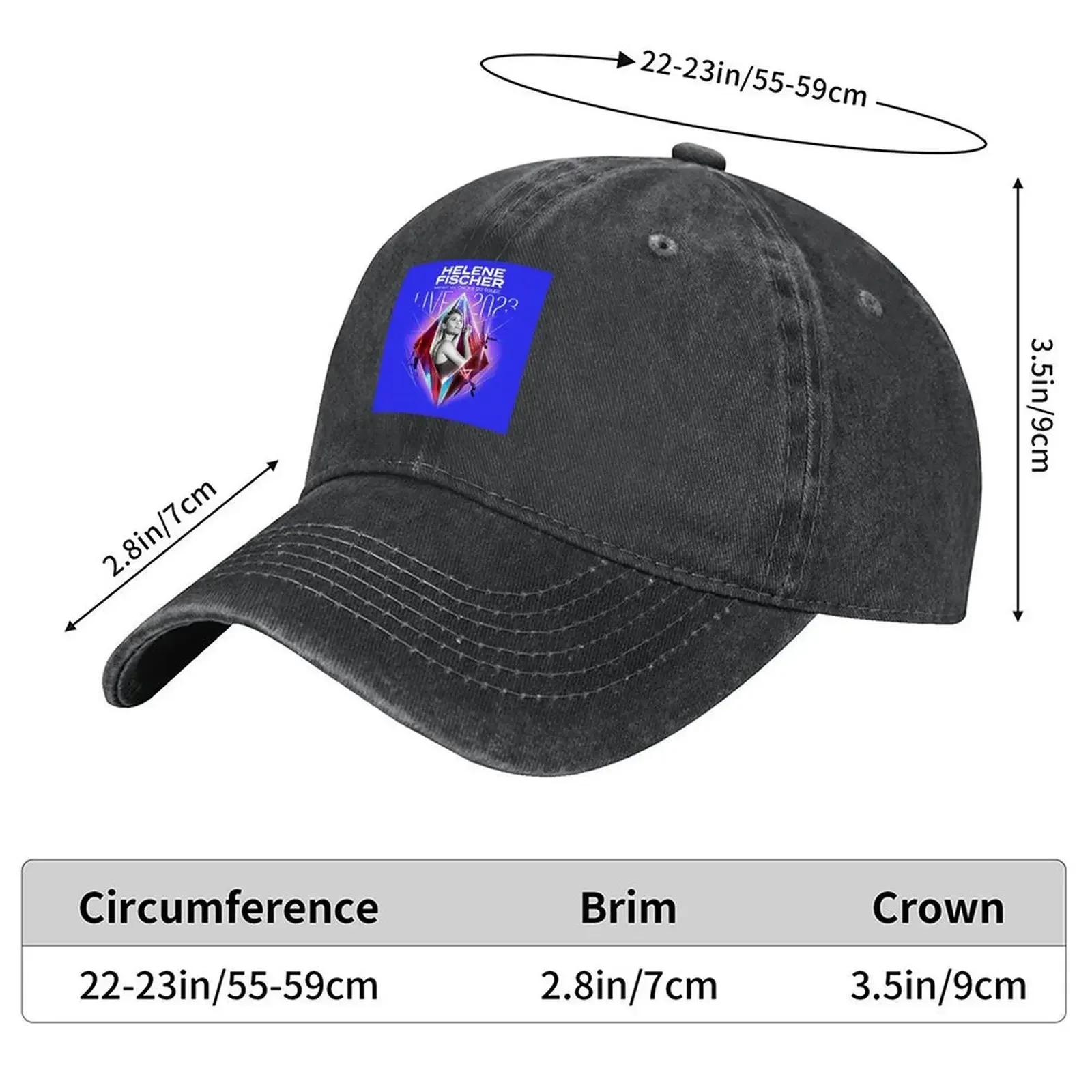 New helene fischer rausch 2023 Baseball Cap New In Hat New In The Hat Rave Icon Mens Hats Women's
