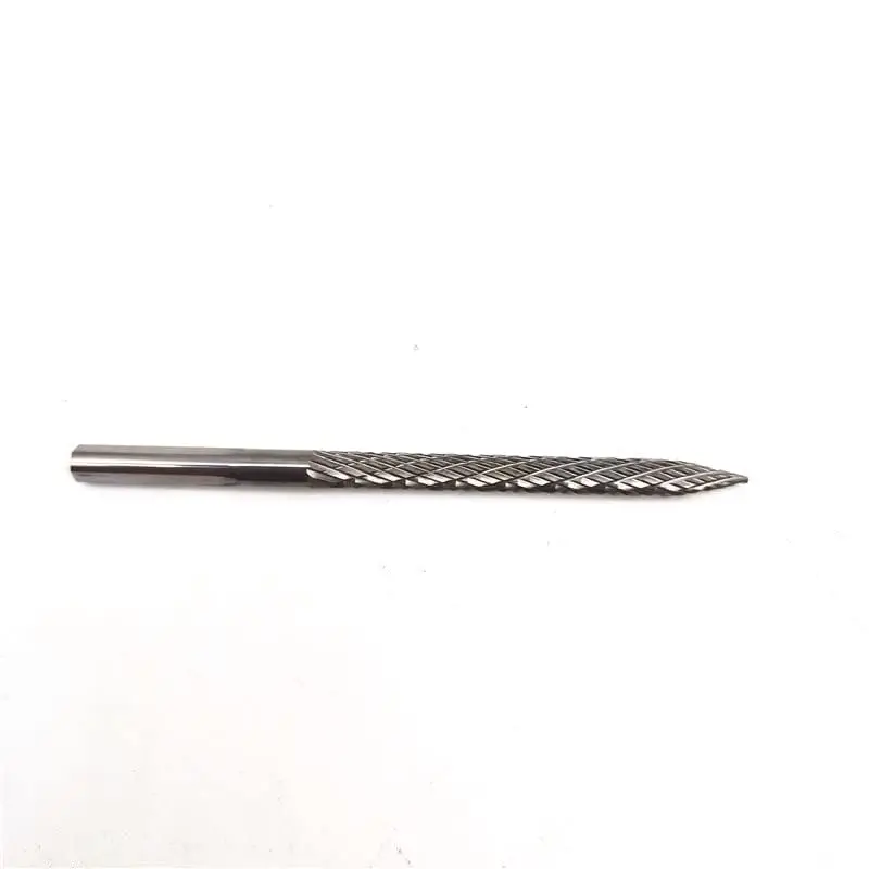 1x 4.5mm Tire Repair Carbide Cutter Carbon Steel Nail Mushroom Drill 80mm Length