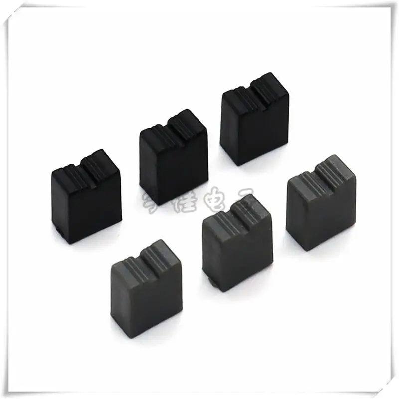 10PCS Mixer Fader Straight Slide Potentiometer Push Key Cap Disc Player Balance Panel Push Button 4mm Inner Hole Narrow Mouth