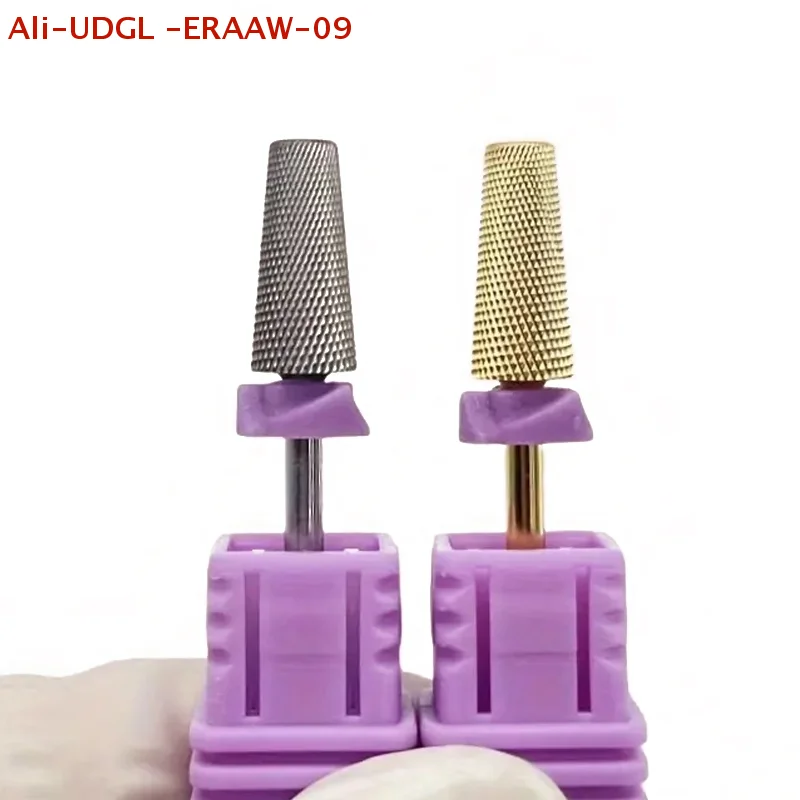 1PC 3XF Punte per fresa per unghie 5 in 1 in acciaio al tungsteno rotante per manicure, strumenti per rimozione gel e smalto, attrezzi per manicure