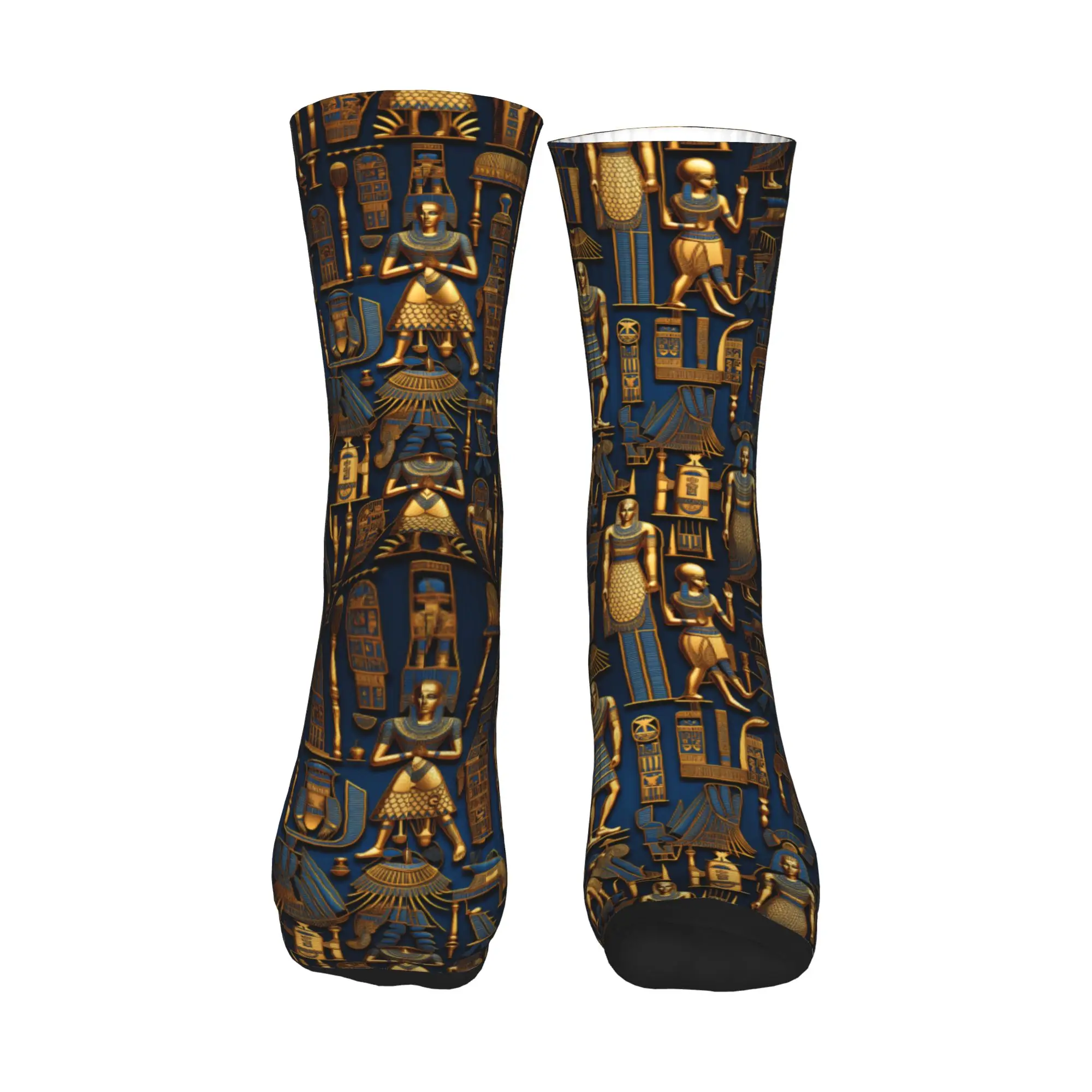 Egyptian Gods And Symbols Pattern Mens Crew Socks Unisex Cute 3D Printed  Dress Socks - view 2