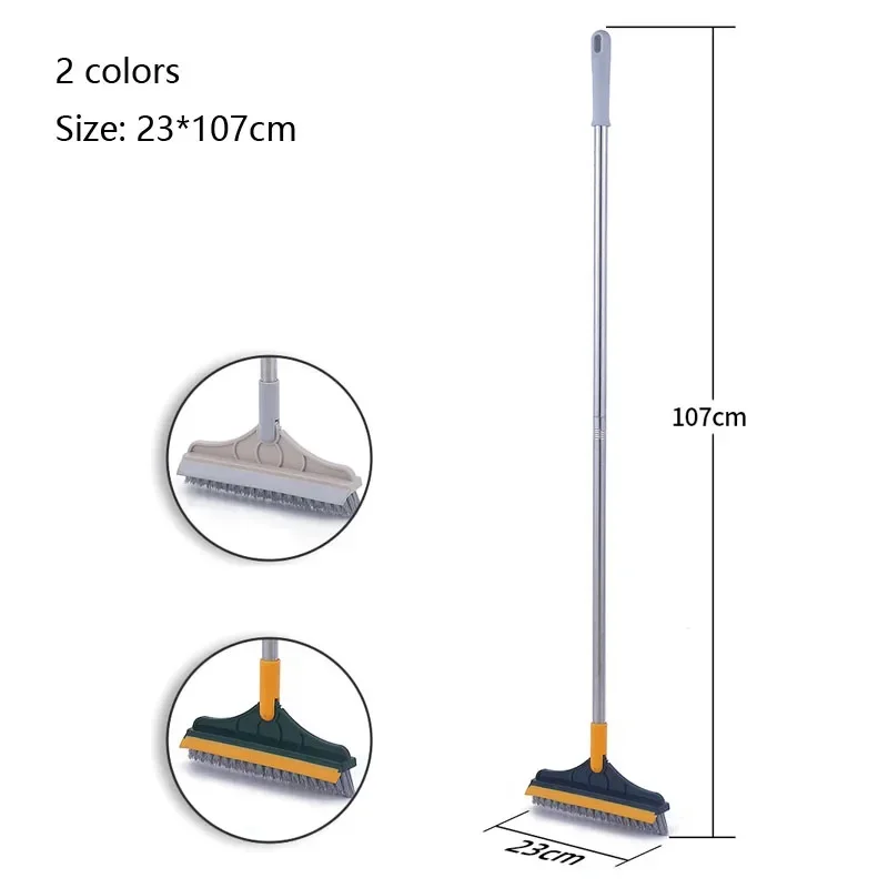 Bathroom Floor Brush Wash the floor Brush the ground Seam Brush Tile Long Handle Wall Wash Toilet Cleaning