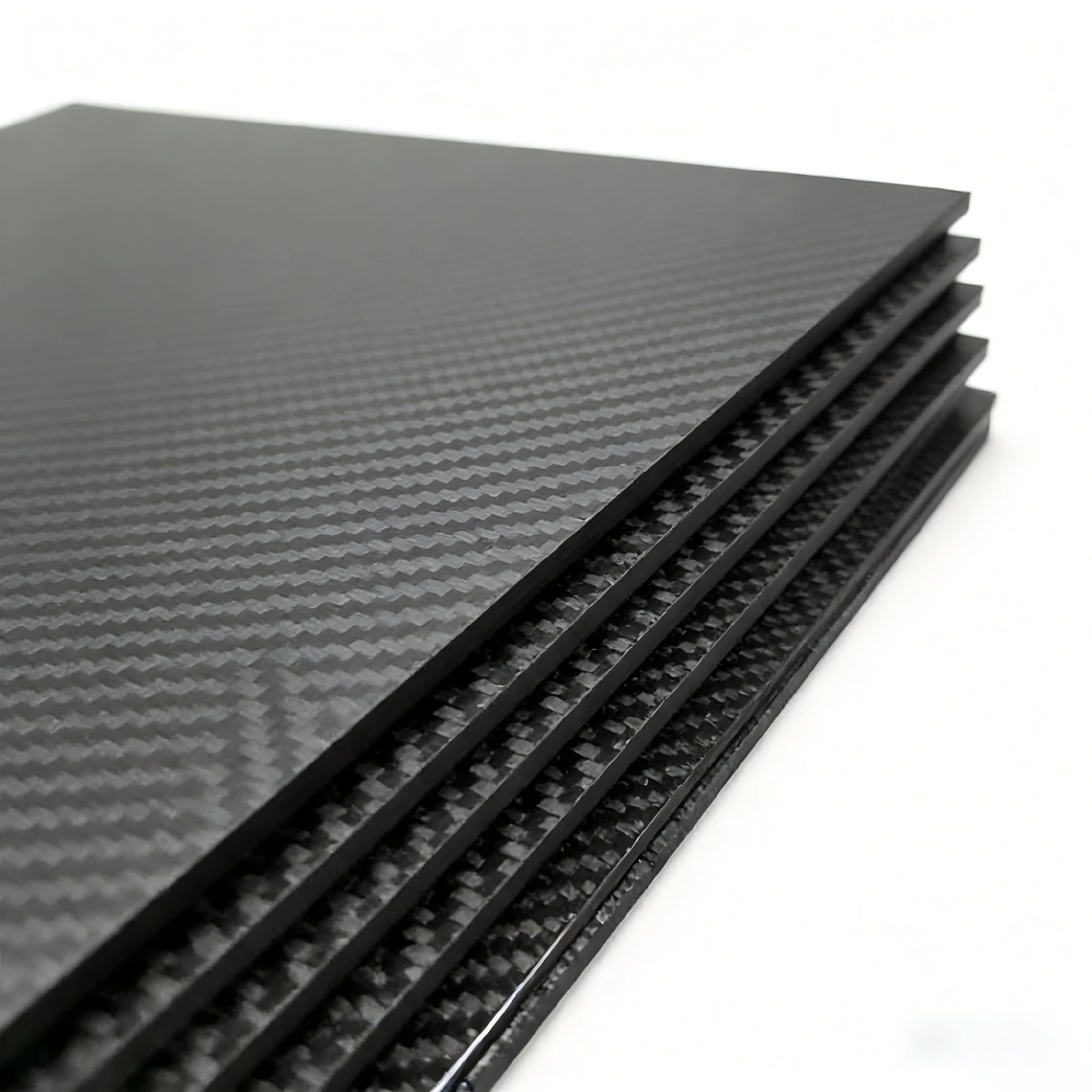 Multi-spec 3K Carbon Fiber Composite Sheet High Strength Lightweight Panel Custom CNC Machining for  Aircraft Automotive Parts view 4