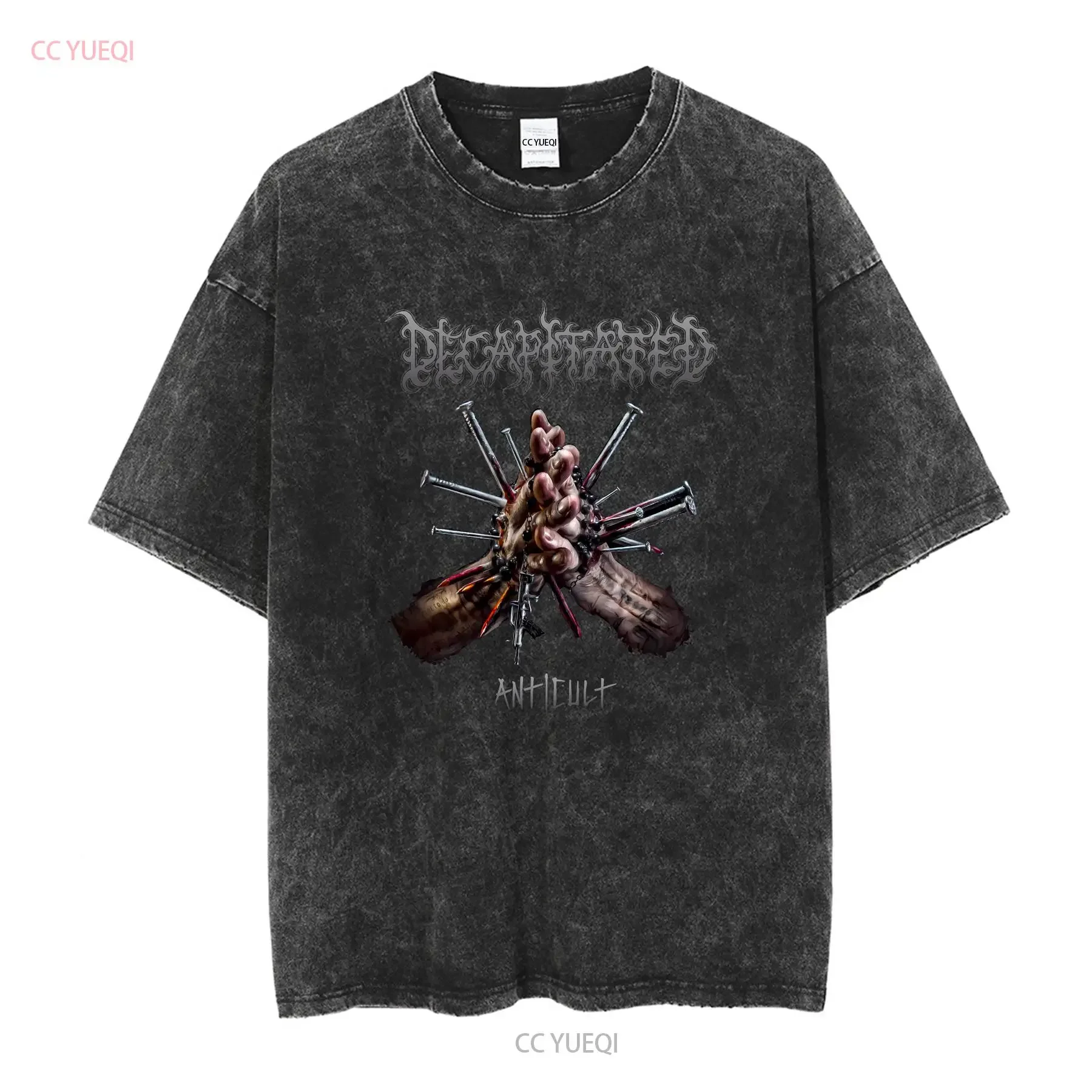 Decapitated Anticult T Shirt Black Cotton Men Size S to 5XL HC1266 long or short sleeves vintage Washed Comfortable