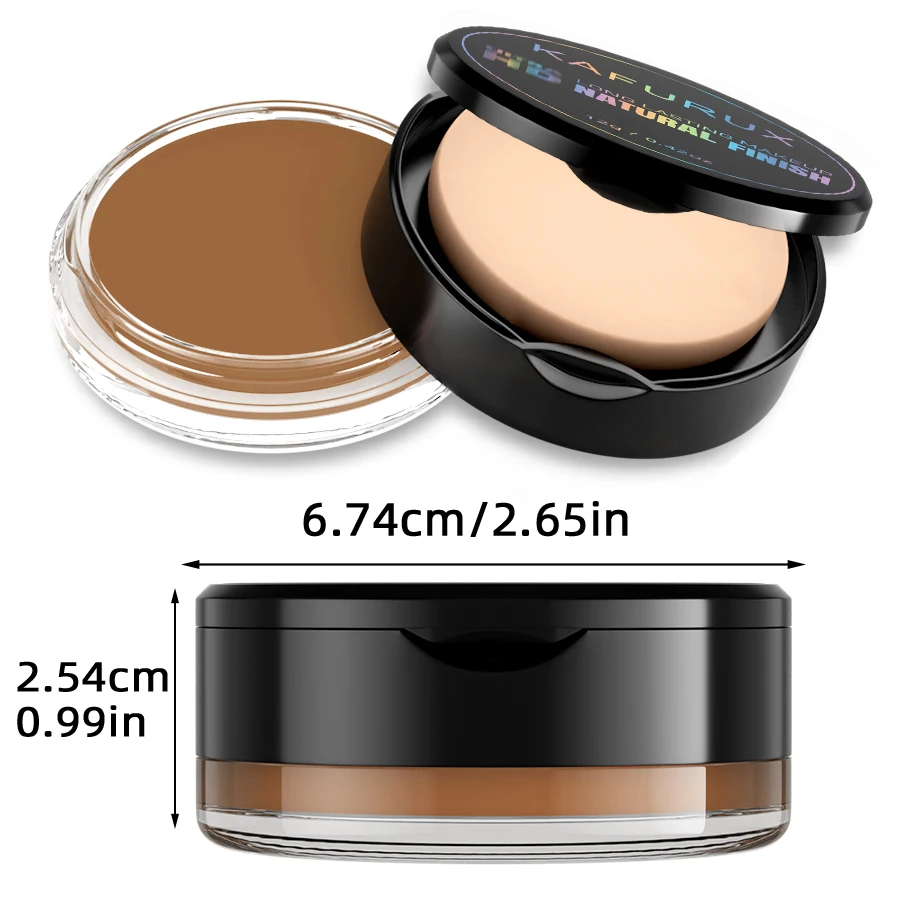 9 色の高カバレッジ 1pc ファンデーションコンシーラーカバー抗くまそばかす長期的な防水 BB クリームフェイスメイクアップベース