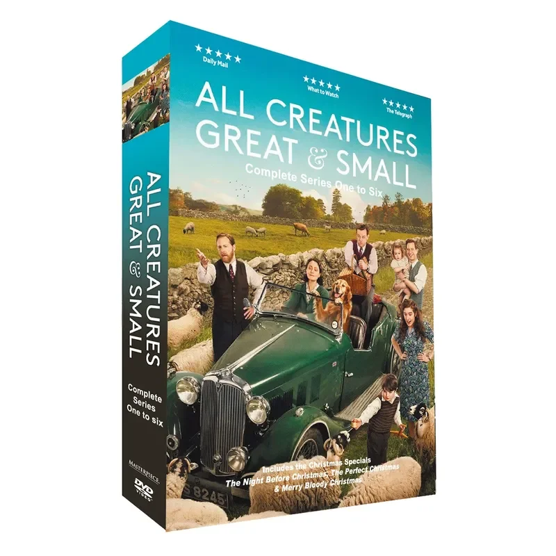 All Creatures Great and Small Season 1 to 6 Complete Series 12 Disc DVD Set English Version