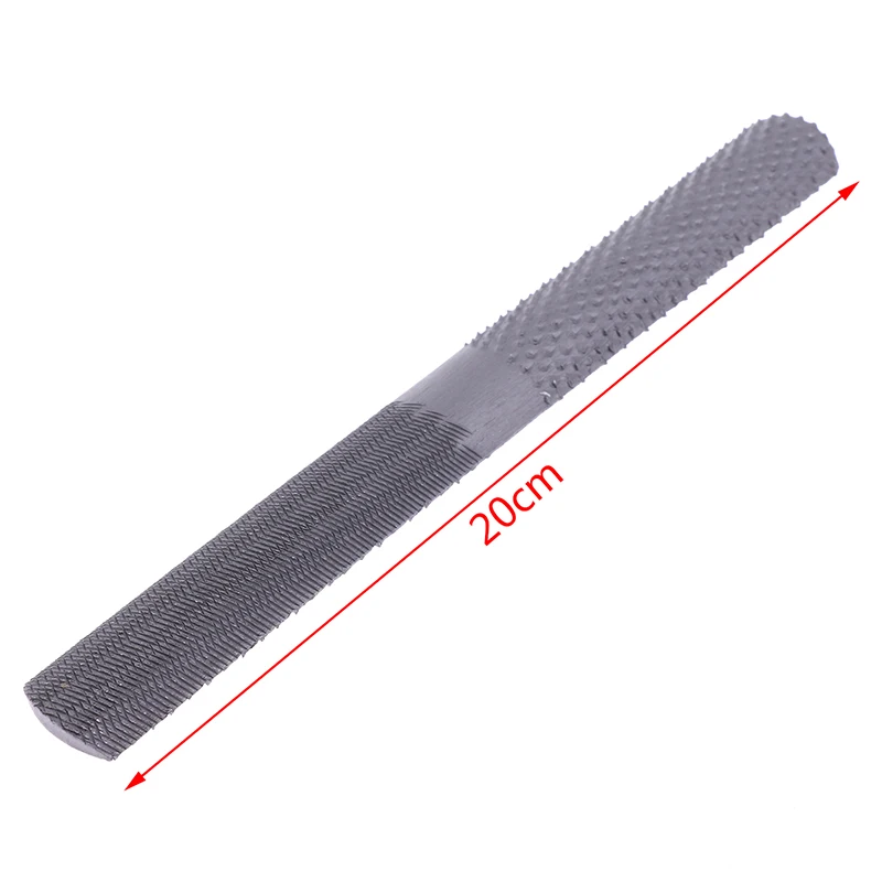 4 IN 1 Wood Carving Files Rasp Wooden Double-cut Square Flat Half Round Filling Needle Microtech Woodworking