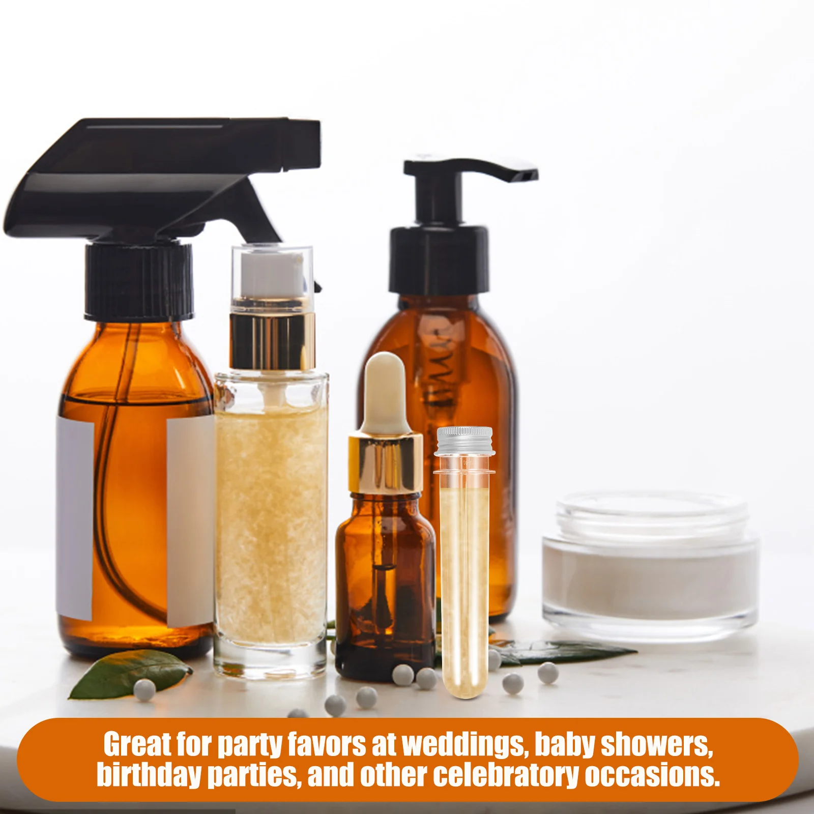 

20pcs Test Tube Bottle Plastic Candy Boxes PET Clear Gift Treat Box Snack Experiment Party Favors